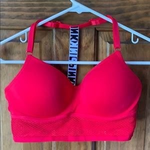 Pink Sports Bra